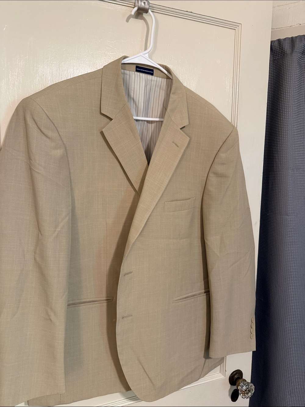 Men's Beige Blazer - Classic Tailored Jacket